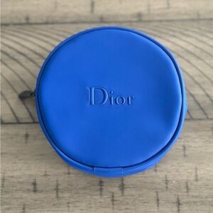 Dior Vibrant Blue Circular Pouch